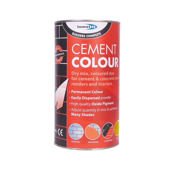 Chloride-Free Powdered Cement Dye for Easy Dispersion Bond-It