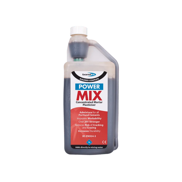 Power Mix Concentrate Mortar Plasticiser to Improve Brick Laying and Plastering Mortars Bond-It