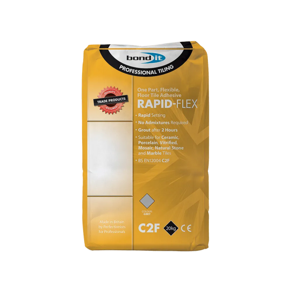 Rapid-Flex Tile Adhesive for All Ceramic Floor and Wall Tiles Bond-It