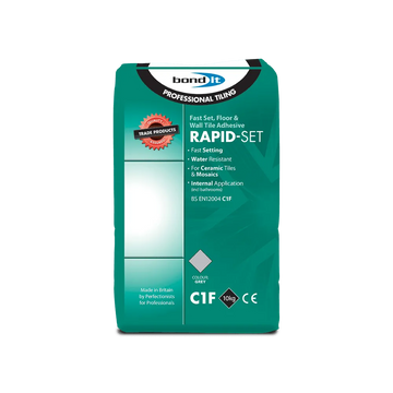 Rapid Setting Water Resistant Tile Adhesive for Cement Based Ceramic Tiles Bond-It