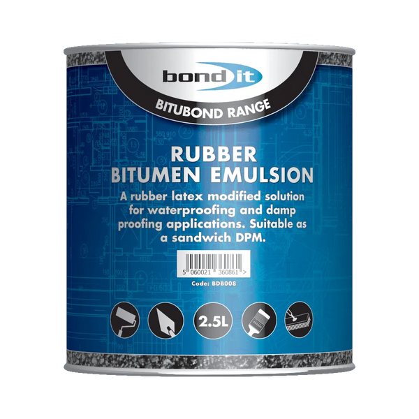 Rubber Bitumen Emulsion - Solvent-Free and Low Odour Rates Bond-It