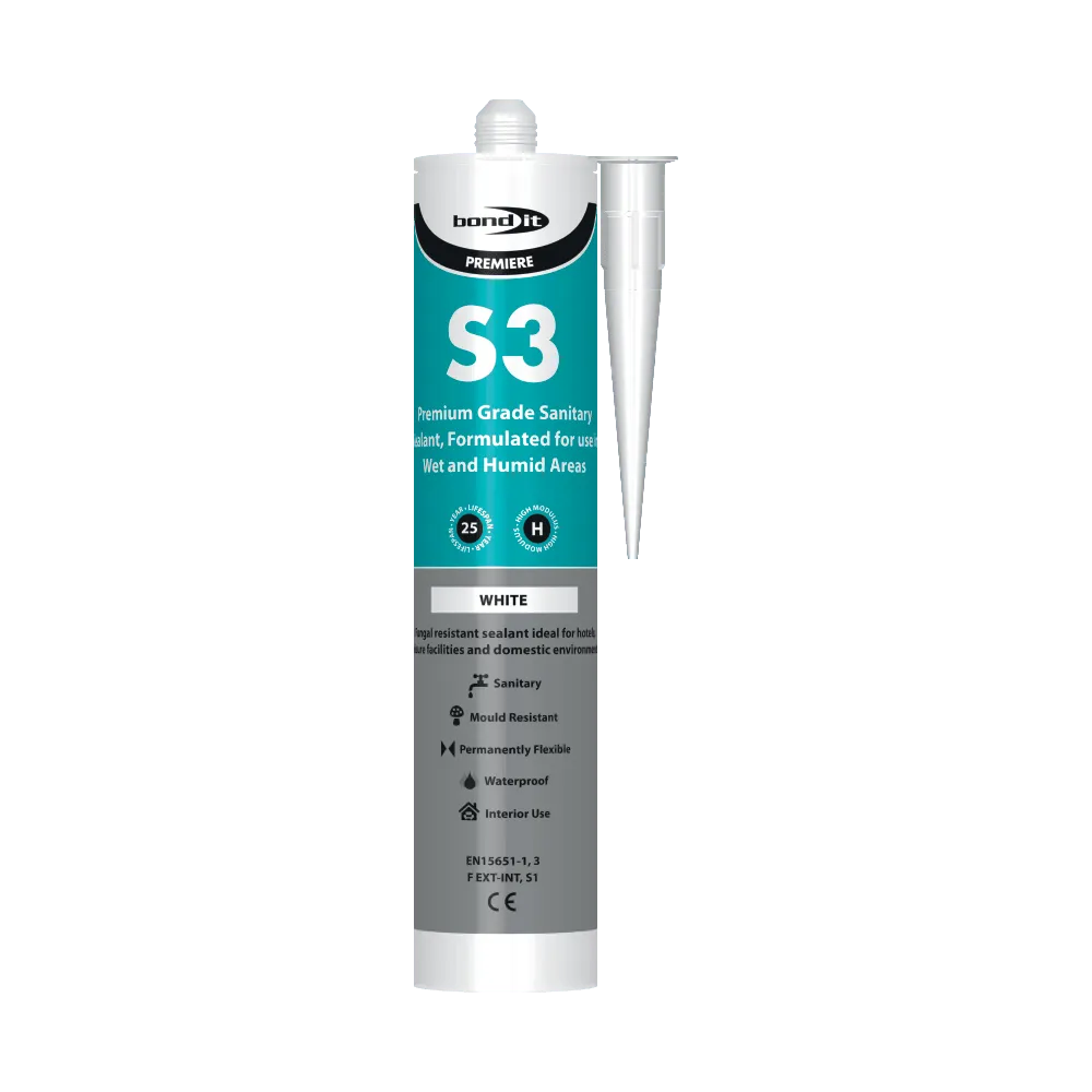 Bond-It S3 Fungal Resistant Sanitary Silicone Sealant Bond-It