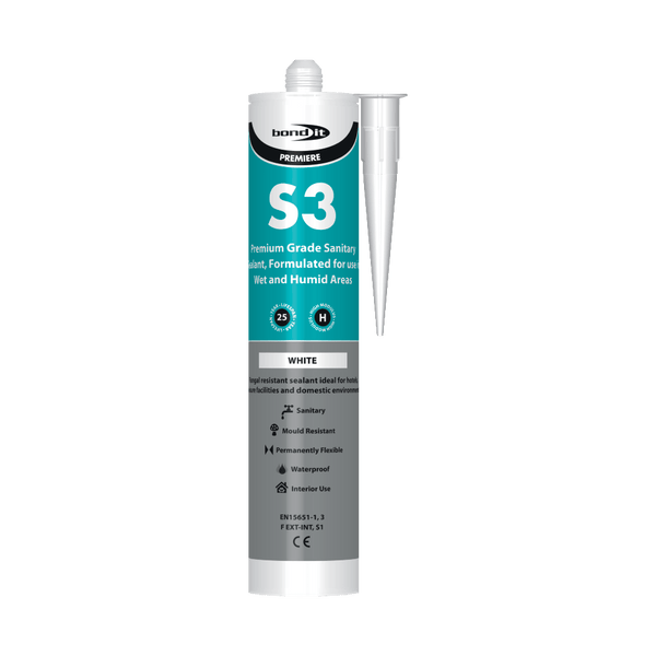 Bond-It S3 Fungal Resistant Sanitary Silicone Sealant