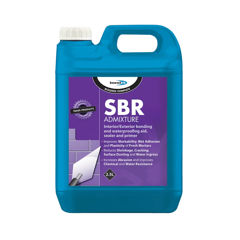 SBR Admixture for Flexibility of Cement Screeds and Mortars Bond-It