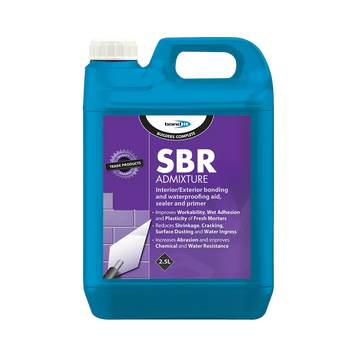 SBR Admixture for Flexibility of Cement Screeds and Mortars Bond-It