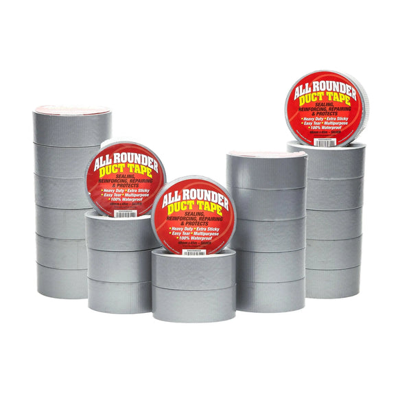 All Rounder Duct Tape - Black, Silver & White STICK2