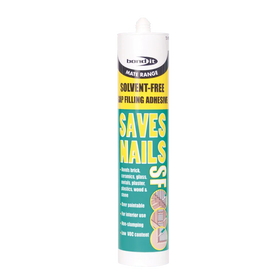 Saves Nails Solvent-Free Adhesive - Premium Environmental Gap-Filling Adhesive Bond-It
