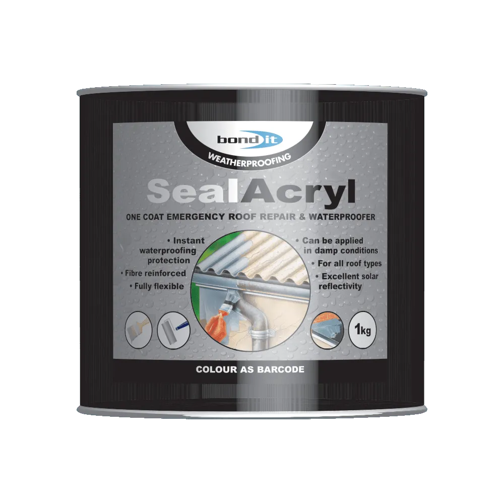Multi-Purpose Weatherproofing Sealacryl - Roof Coating Membrane Bond-It