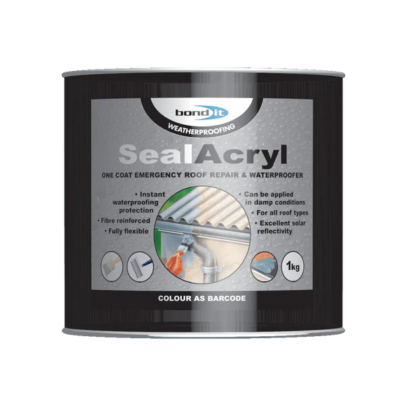 Multi-Purpose Weatherproofing Sealacryl - Roof Coating Membrane Bond-It