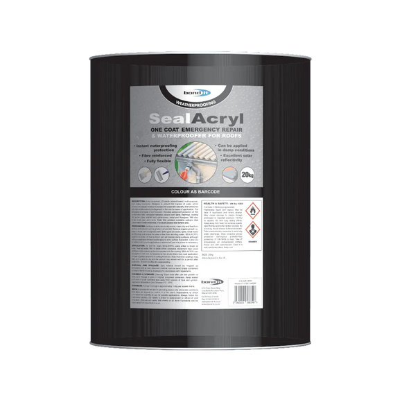 Multi-Purpose Weatherproofing Sealacryl - Roof Coating Membrane Bond-It