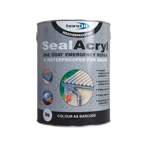 Multi-Purpose Weatherproofing Sealacryl - Roof Coating Membrane Bond-It