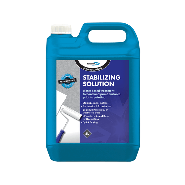 Stabilizing Solution used for Stabilising Surfaces prior to Painting and Decorating