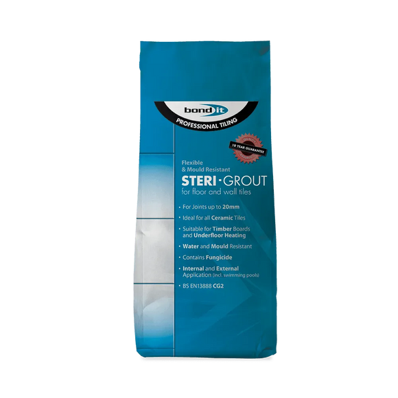 Steri-Grout Mould Resistant Flexible Wall & Floor Tile Grout Bond-It