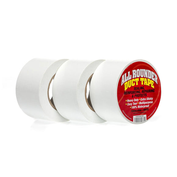 All Rounder Duct Tape - Black, Silver & White STICK2