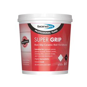Super-Grip Interior Grade Tile Adhesive for Ceramic Wall Tiles Bond-It