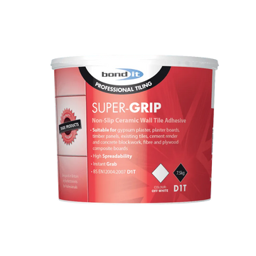 Super-Grip Interior Grade Tile Adhesive for Ceramic Wall Tiles Bond-It