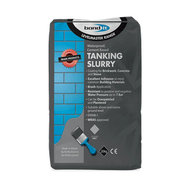 Tanking Slurry - Waterproof Coating for Below and Above Ground for Cellars Bond-It
