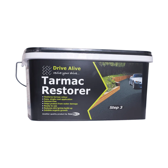 Tarmac Restorer - Water Based Coating for Drives and Pathways to Restore Colour and more Bond-It