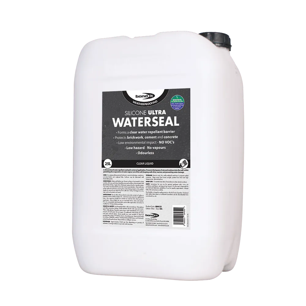 Bond-It Premium Grade Silicone Ultra Waterseal for use on Brick, Stone, Concrete & more Bond-It