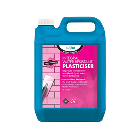 Integral Water Resistant Plasticiser for Internal and External Rendering Bond-It