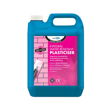 Integral Water Resistant Plasticiser for Internal and External Rendering Bond-It