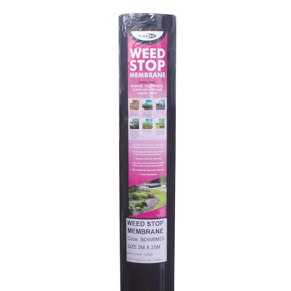 Weed Stop & Control Membrane - Keeps Ground Moist and Protects from Extreme Weather Bond-It
