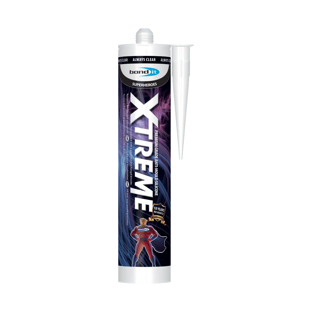 Xtreme Anti-Mould Mildew and Bacterial Growth Silicone Sealant Bond-It