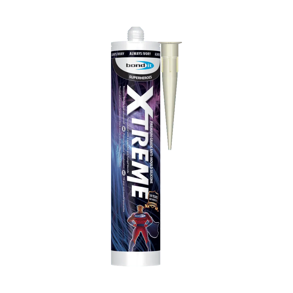 Xtreme Anti-Mould Mildew and Bacterial Growth Silicone Sealant Bond-It