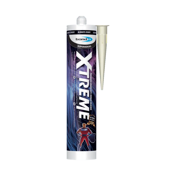 Xtreme Anti-Mould Mildew and Bacterial Growth Silicone Sealant Bond-It
