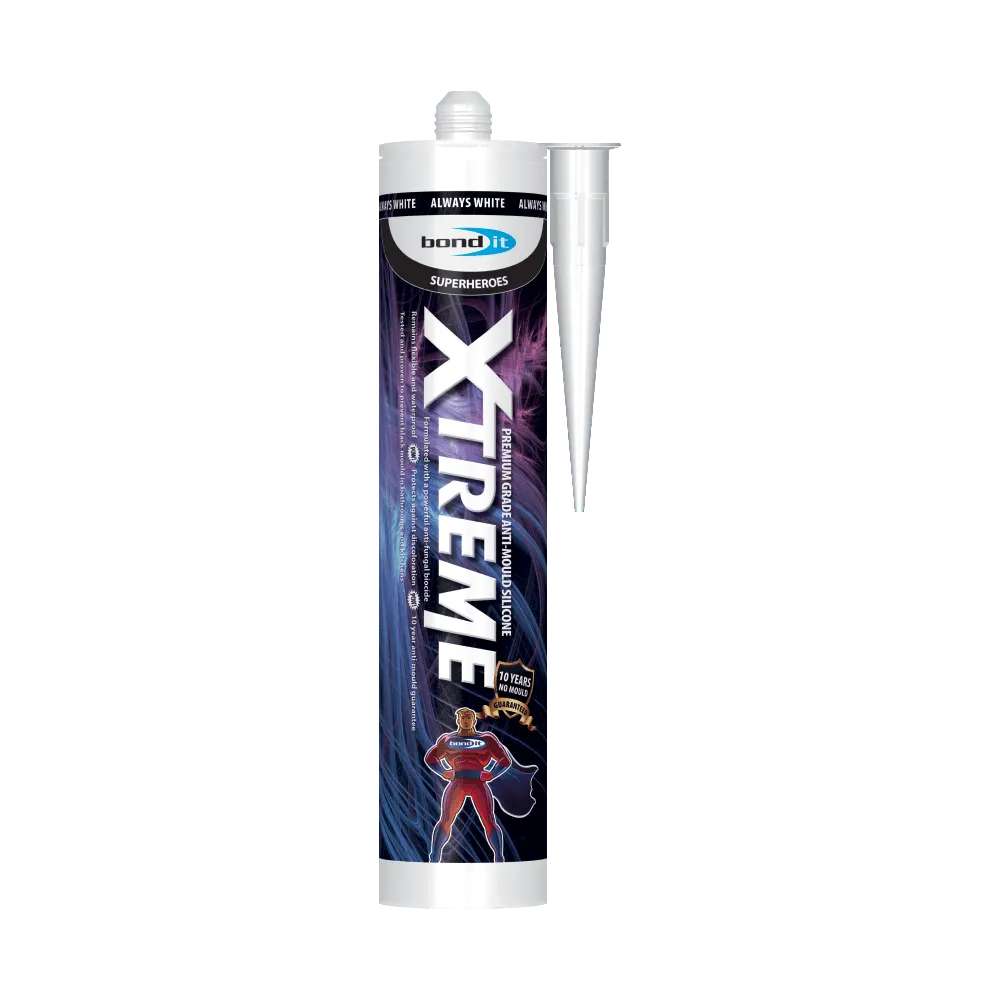Xtreme Anti-Mould Mildew and Bacterial Growth Silicone Sealant Bond-It