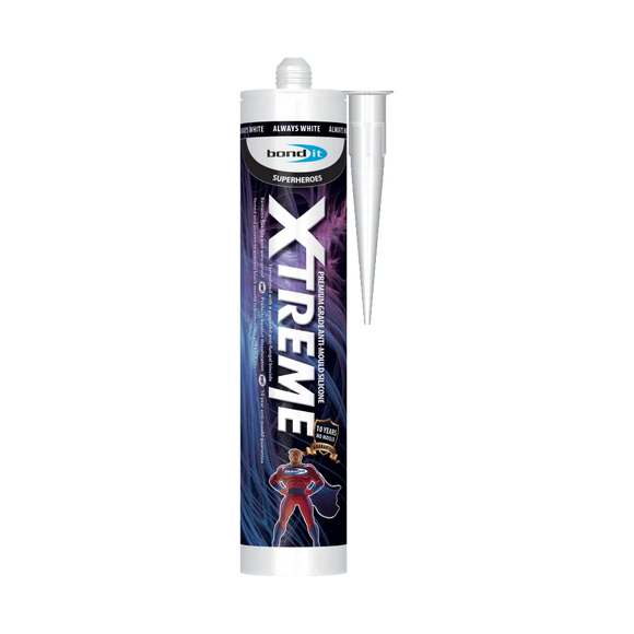 Xtreme Anti-Mould Mildew and Bacterial Growth Silicone Sealant Bond-It