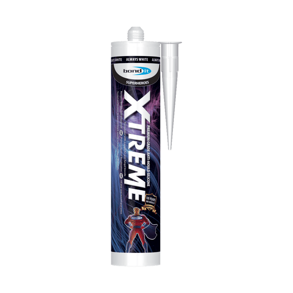Xtreme Anti-Mould Mildew and Bacterial Growth Silicone Sealant Bond-It