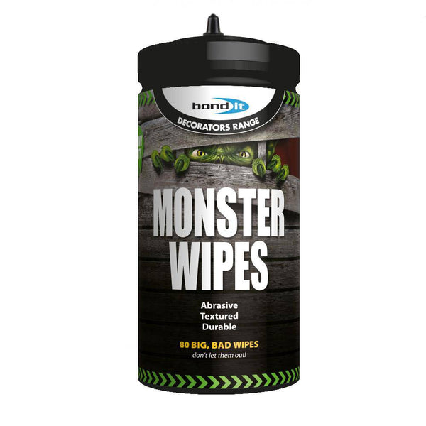 Bond-it Heavy Duty Strength Monster Wipes for Paint, Adhesive, Sealant and more Bond-It