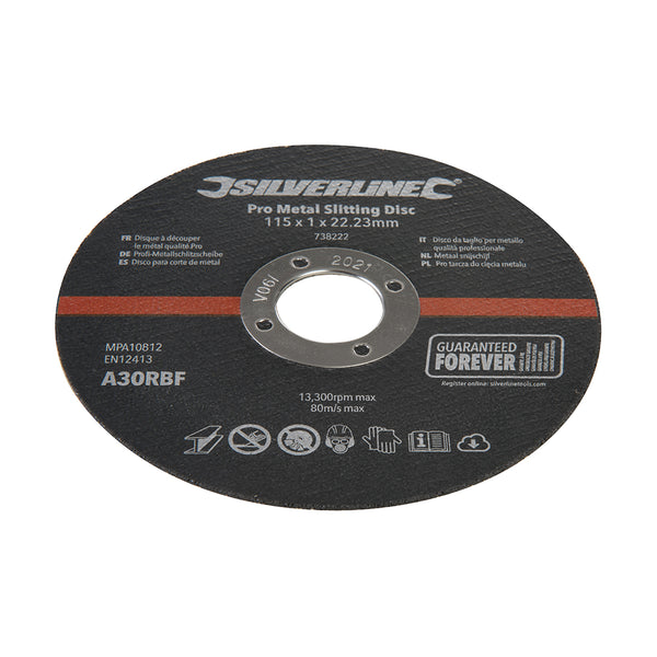 Pro Metal Slitting Disc 10pk Toolstream