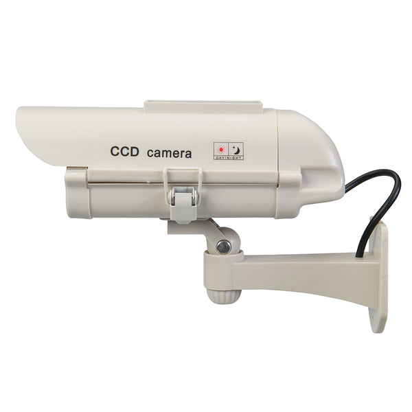 Solar-Powered Dummy CCTV Camera with LED Toolstream