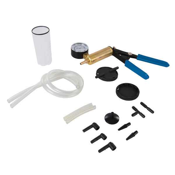 Vacuum Tester & Brake Bleeding Kit 16pce Toolstream