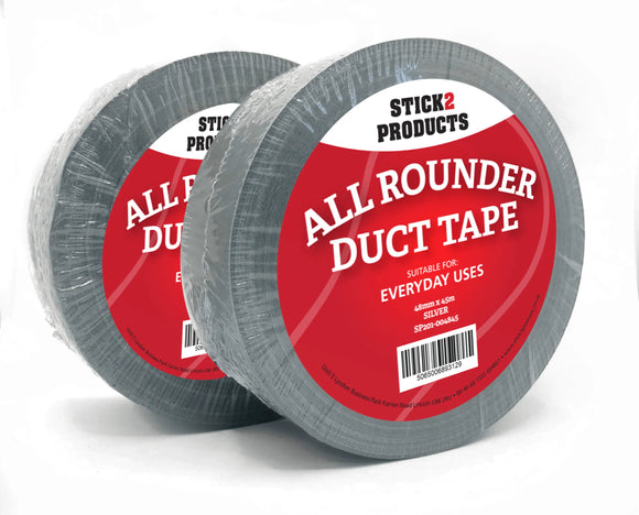 All Rounder Silver Duct Tape - Single Roll STICK2